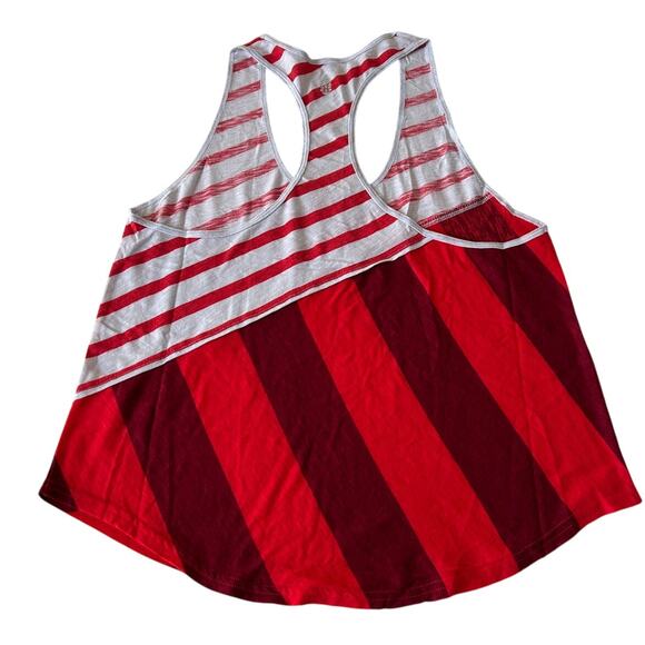 Free People Keep Rolling Tank Women's Printed Red/White Racerback Size XS NWT - Picture 2 of 8